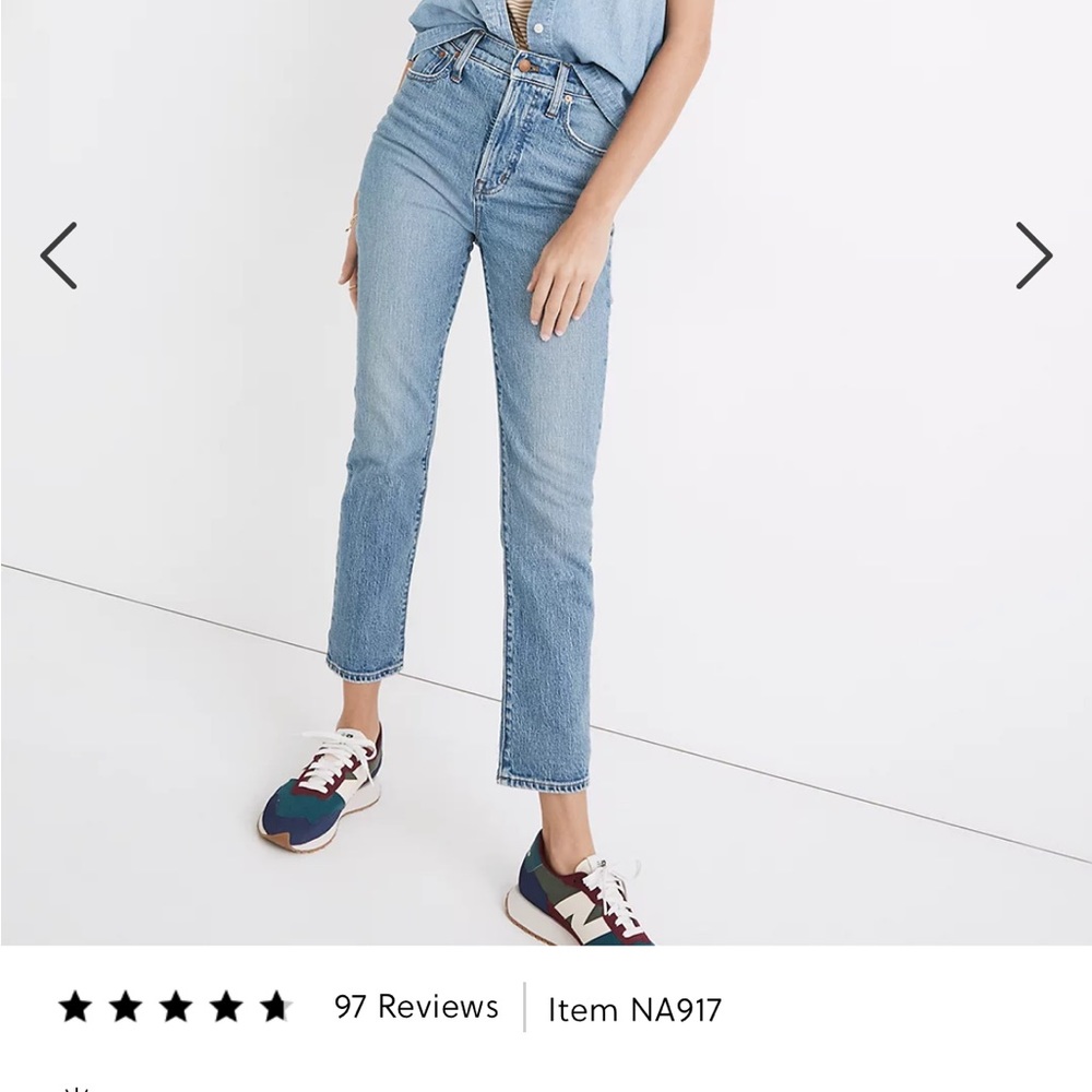 Madewell Perfect Vintage Jean in Banner Wash